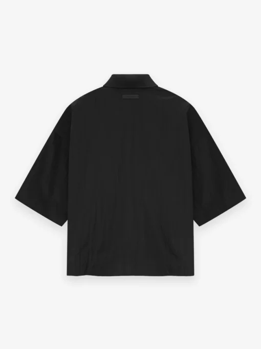 Essentials Ripstop Polo Shirt Black - Image 2
