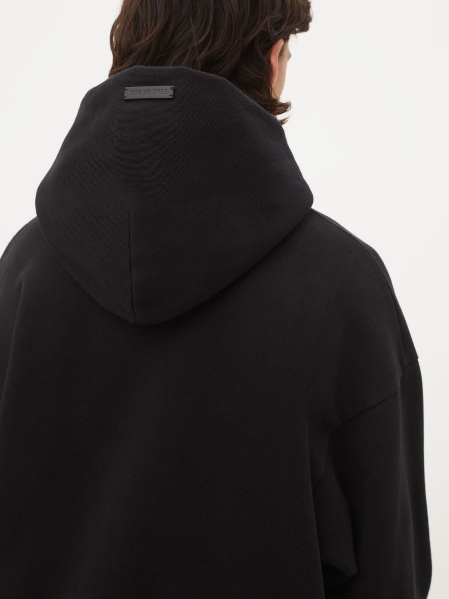 Fear of God Baseball Hoodie – Black - Image 4