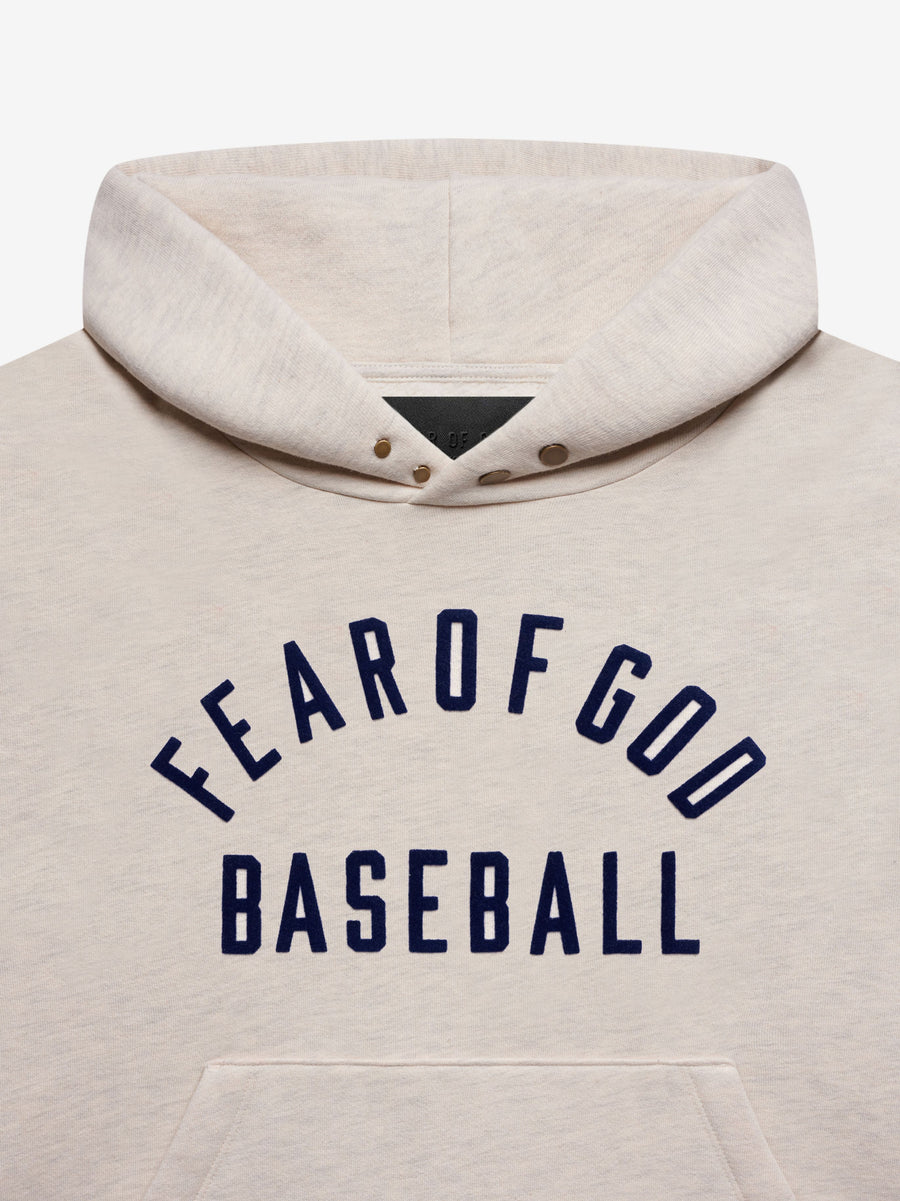 Fear of God Baseball Hoodie – Cream - Image 3