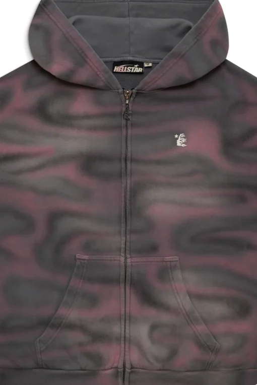 Hellstar Classic Logo Airbrush Zip-Up - Image 3