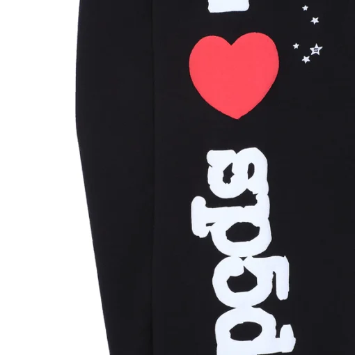 SP5DER BLACK SOUVENIR SWEATPANTS - Image 2