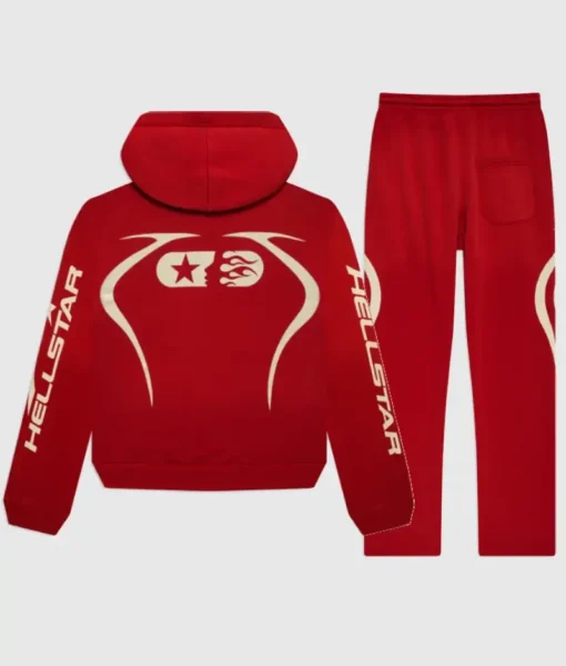 Buy Hellstar Sports Tracksuit Jet Red - Image 2