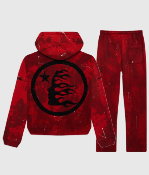 Hellstar Sports Tracksuit Red - Image 2