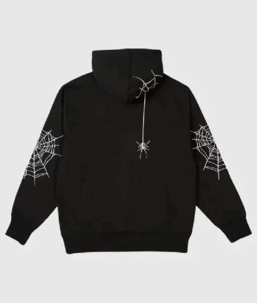 Palace Sp5der Zip Hoodie ‘Black’ Palace Logo - Image 2