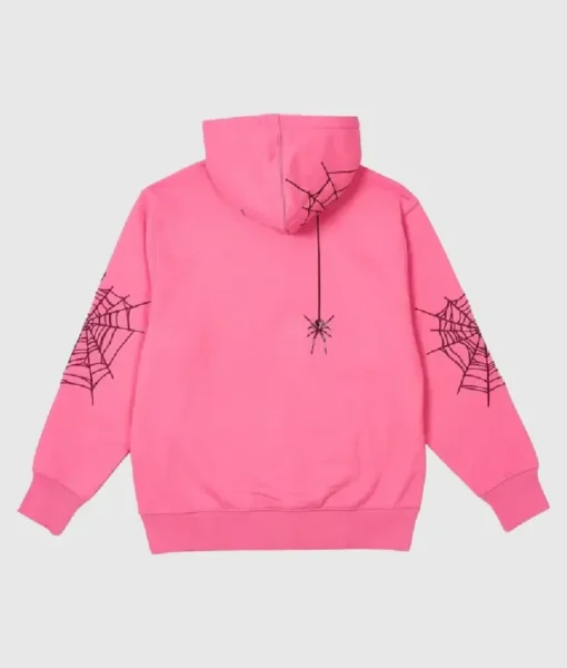 Palace Sp5der Zip Hoodie ‘Shock Pink’ Palace Logo - Image 2