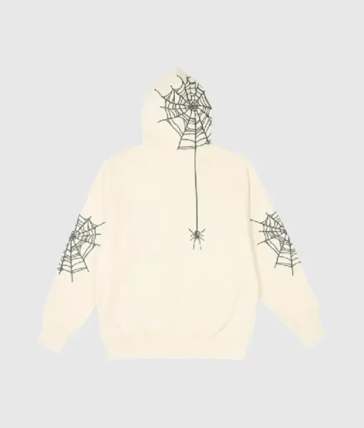 Palace Sp5der Zip Hoodie ‘Soft White’ Palace Logo - Image 2