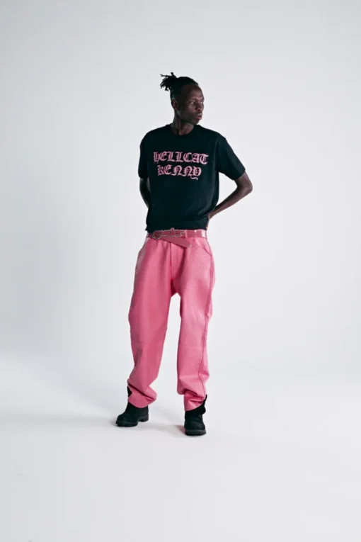 SPIDER HELLCAT KENNY TEE BLACK & LOGO PINK - Image 3