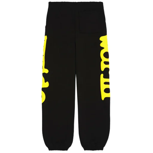 Sp5der Beluga Sweatpants Black - Image 2
