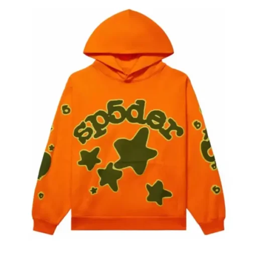 Sp5der Beluga Tracksuit Orange - Image 2